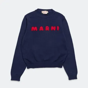 Roundneck Sweater - Blue China