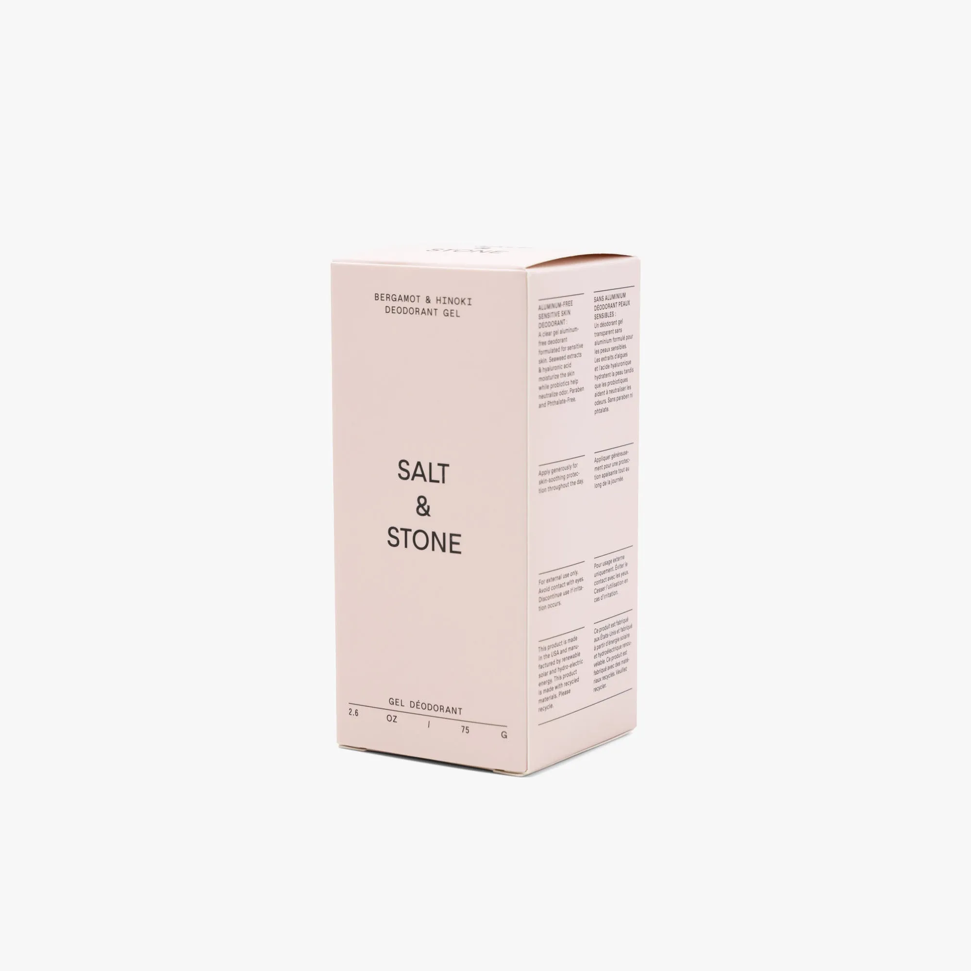 SALT & STONE Natural Gel Deodorant Bergamot & Hinoki