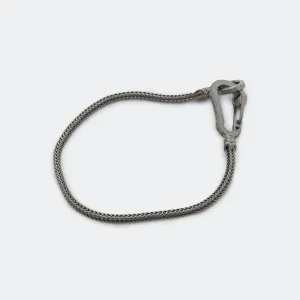 Snake Karabiner Bracelet - Ruthenium Plating/925 Silver