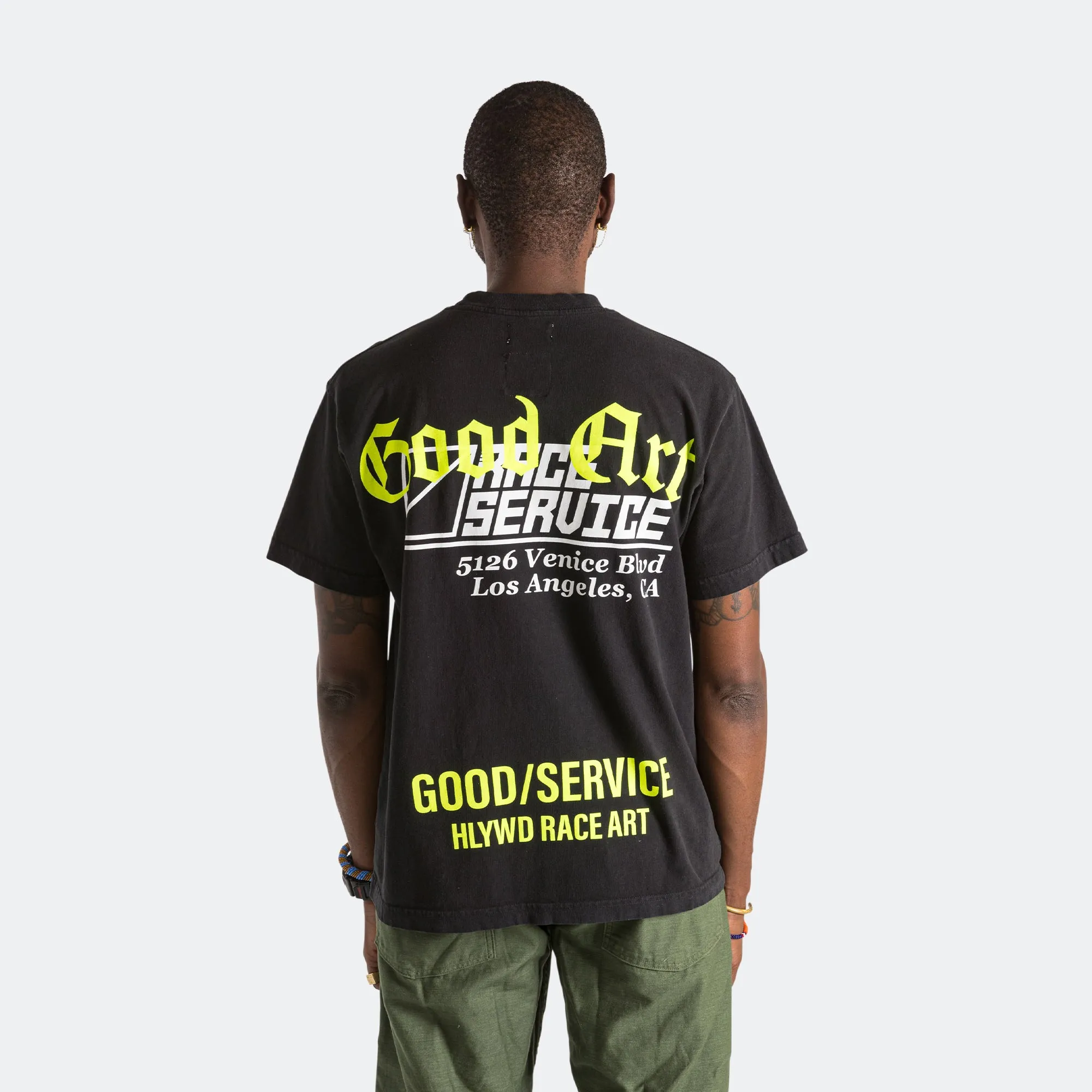 SS T-Shirt x Race Service - Faded Black