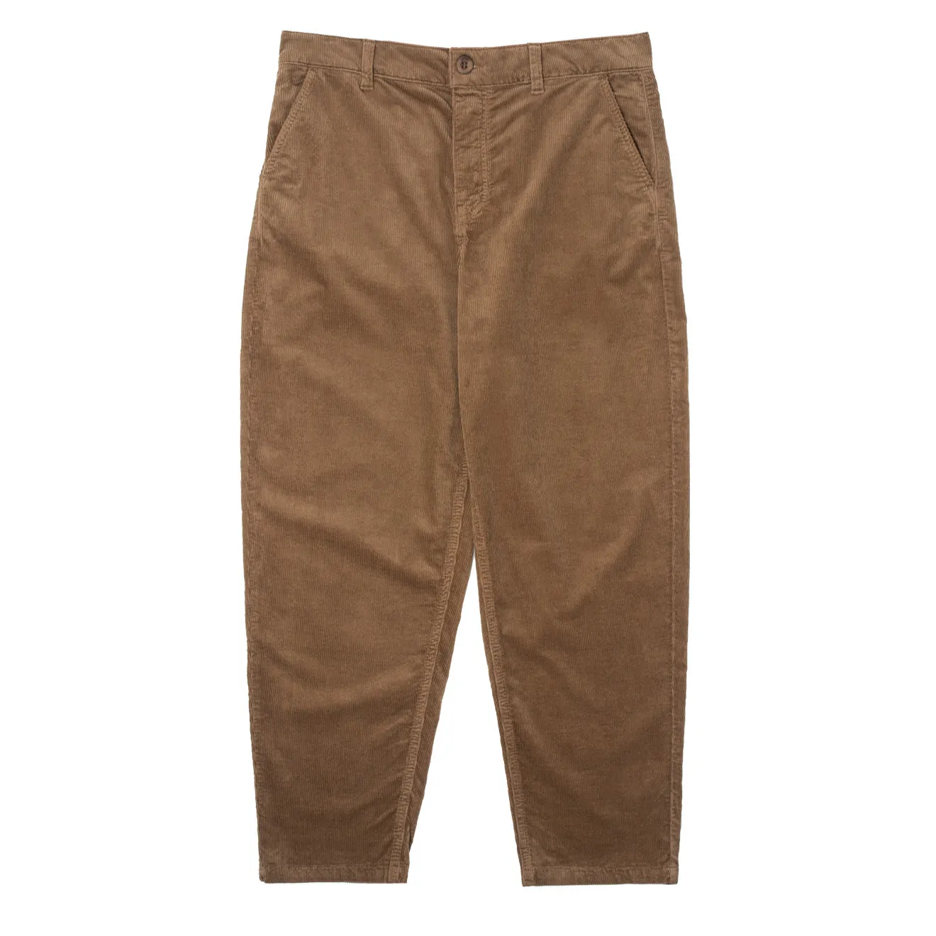 Sunspel Womens Corduroy Trousers Dark Camel