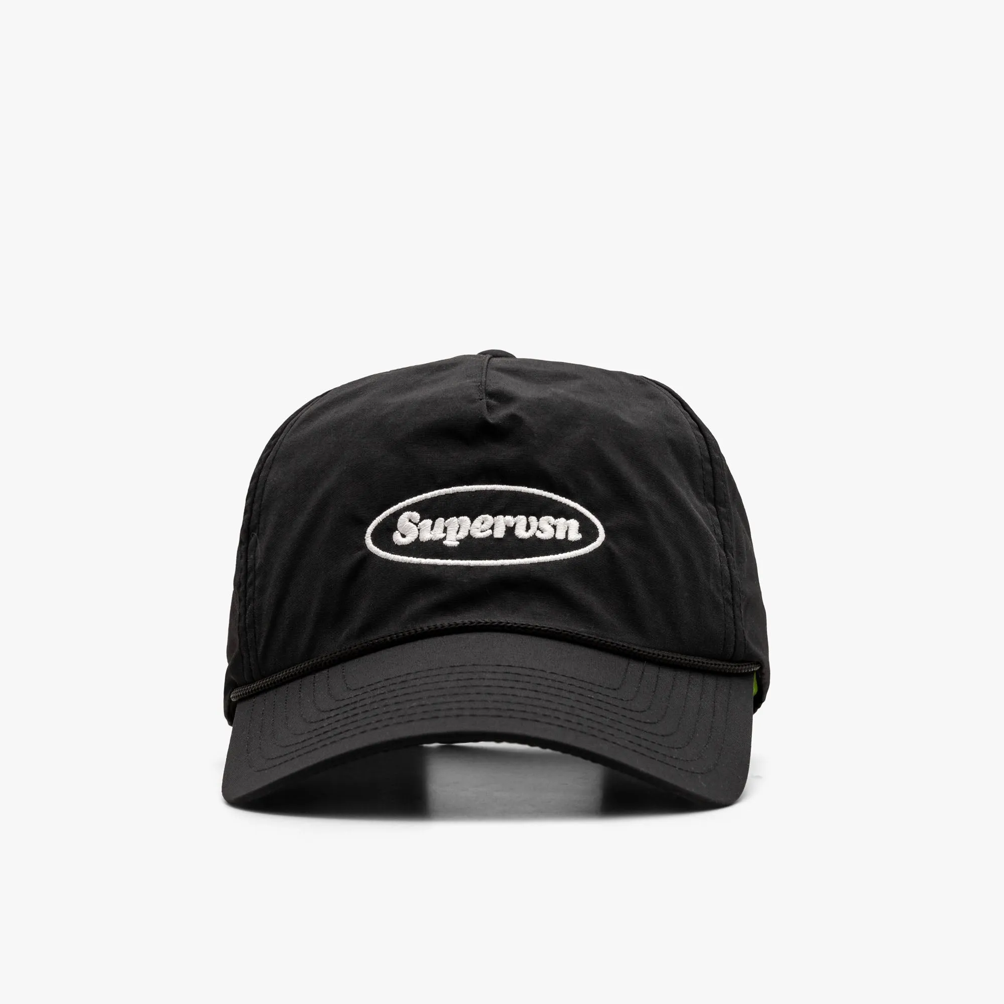 Supervsn Oval Stamp Logo Camp Hat / Black