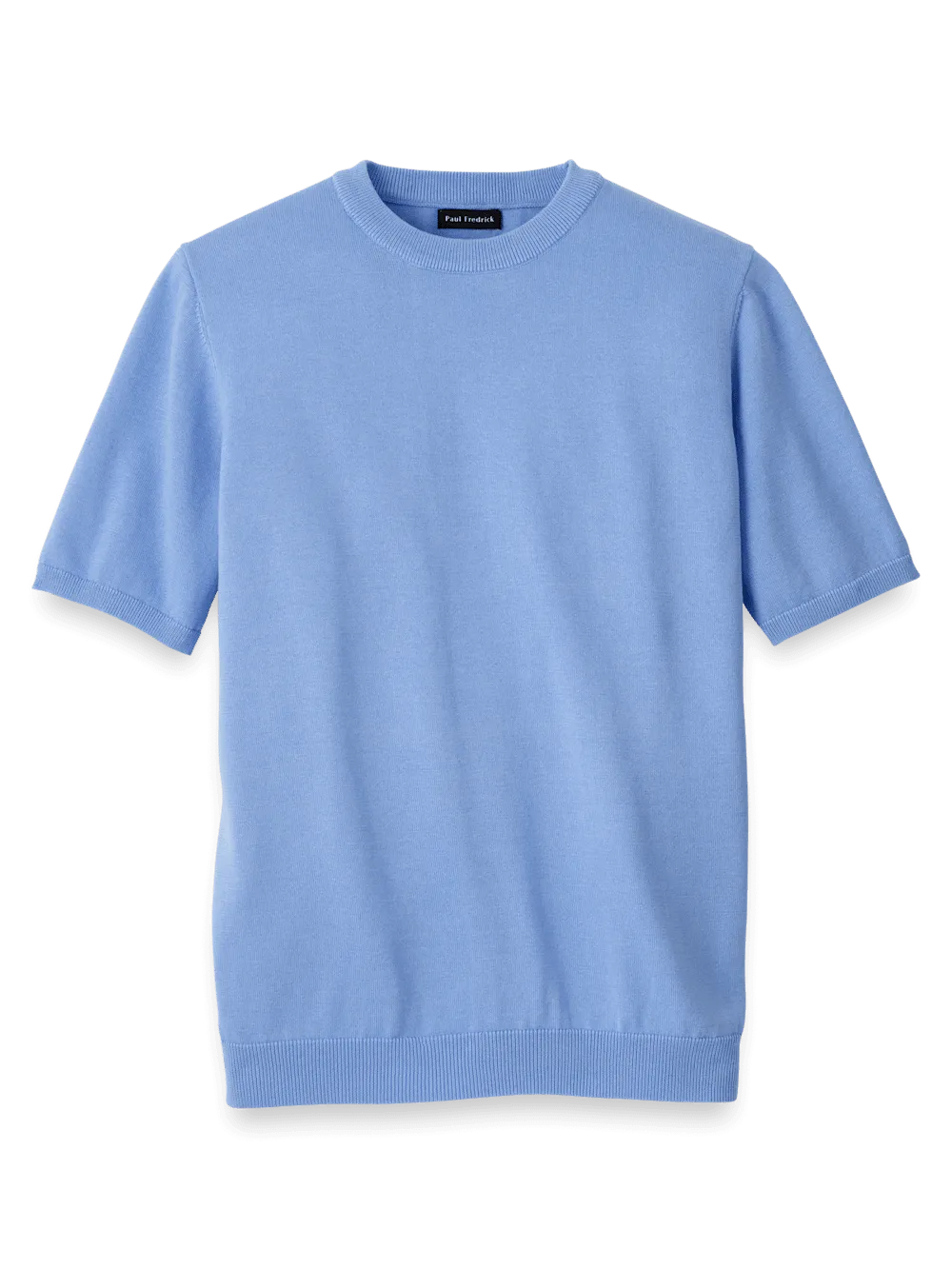 Supima Cotton Crew Neck Sweater - Blue