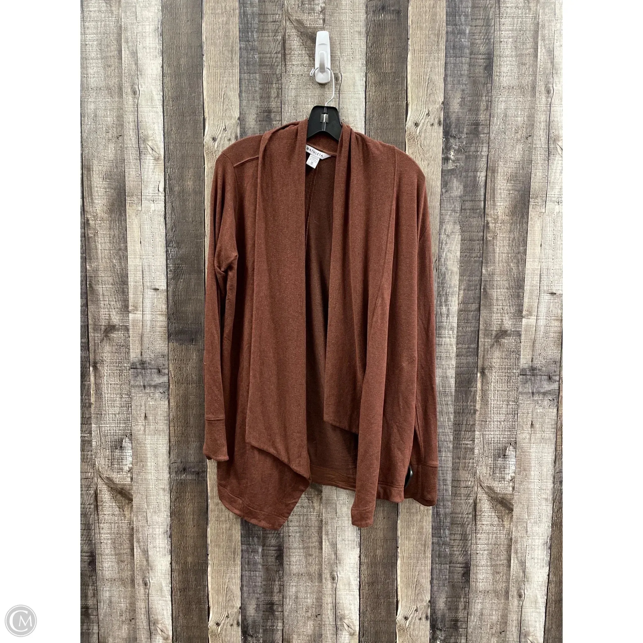 Sweater Cardigan By Athleta In Brown, Size: Xs
