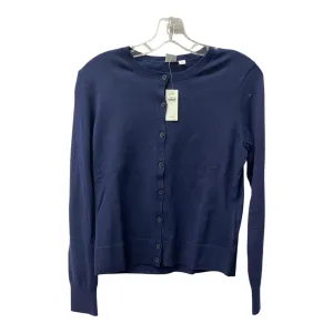 Sweater Cardigan By Gap In Navy, Size:M