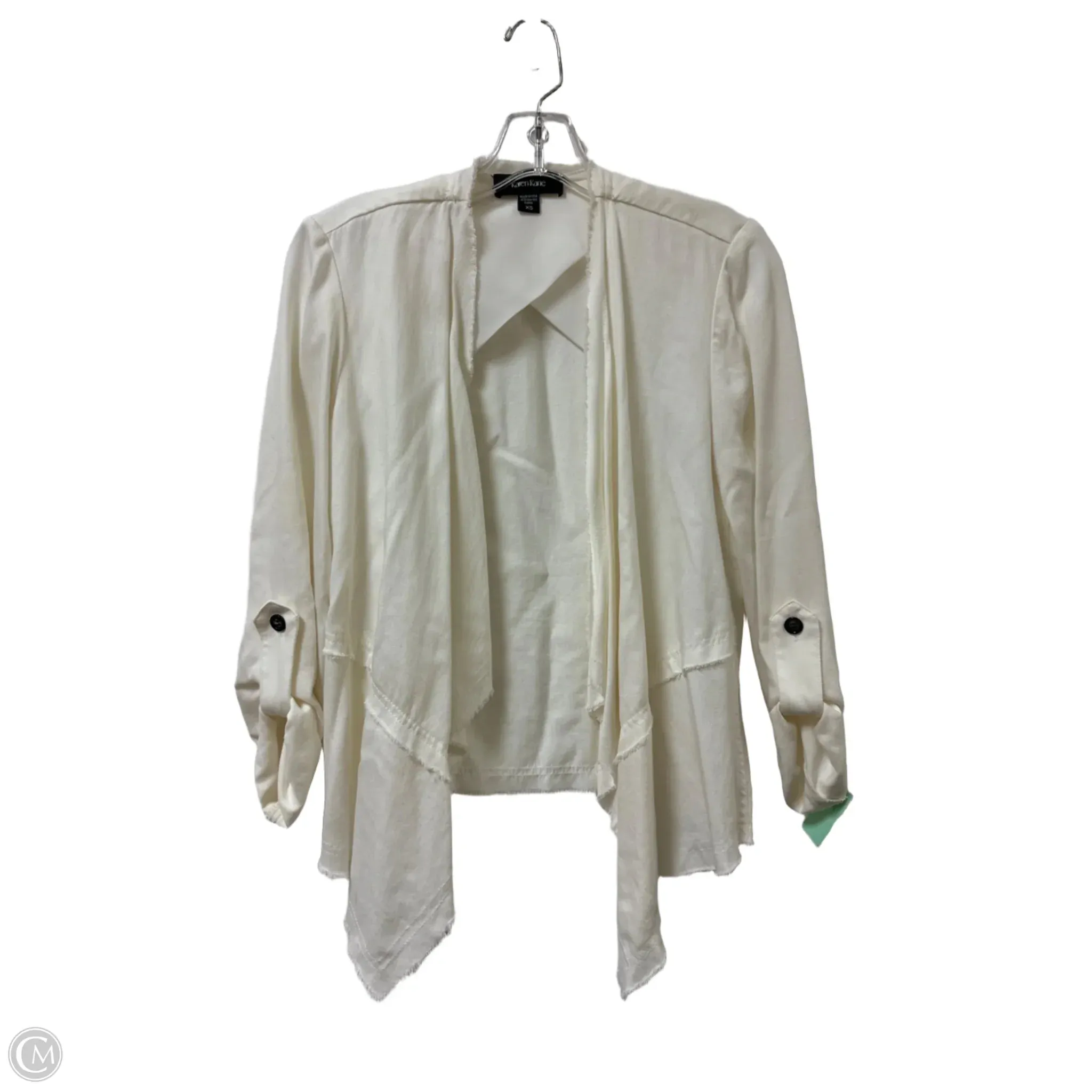 Sweater Cardigan By Karen Kane In Cream, Size: Xs