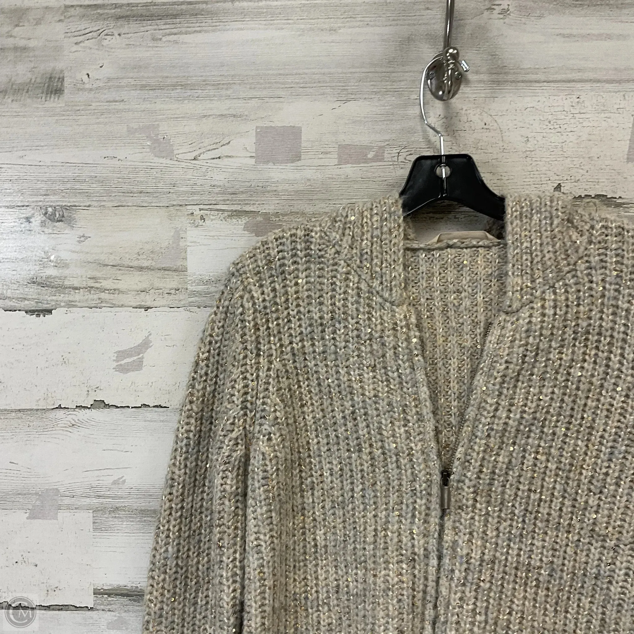 Sweater Cardigan By Soft Surroundings In Grey, Size: Xs