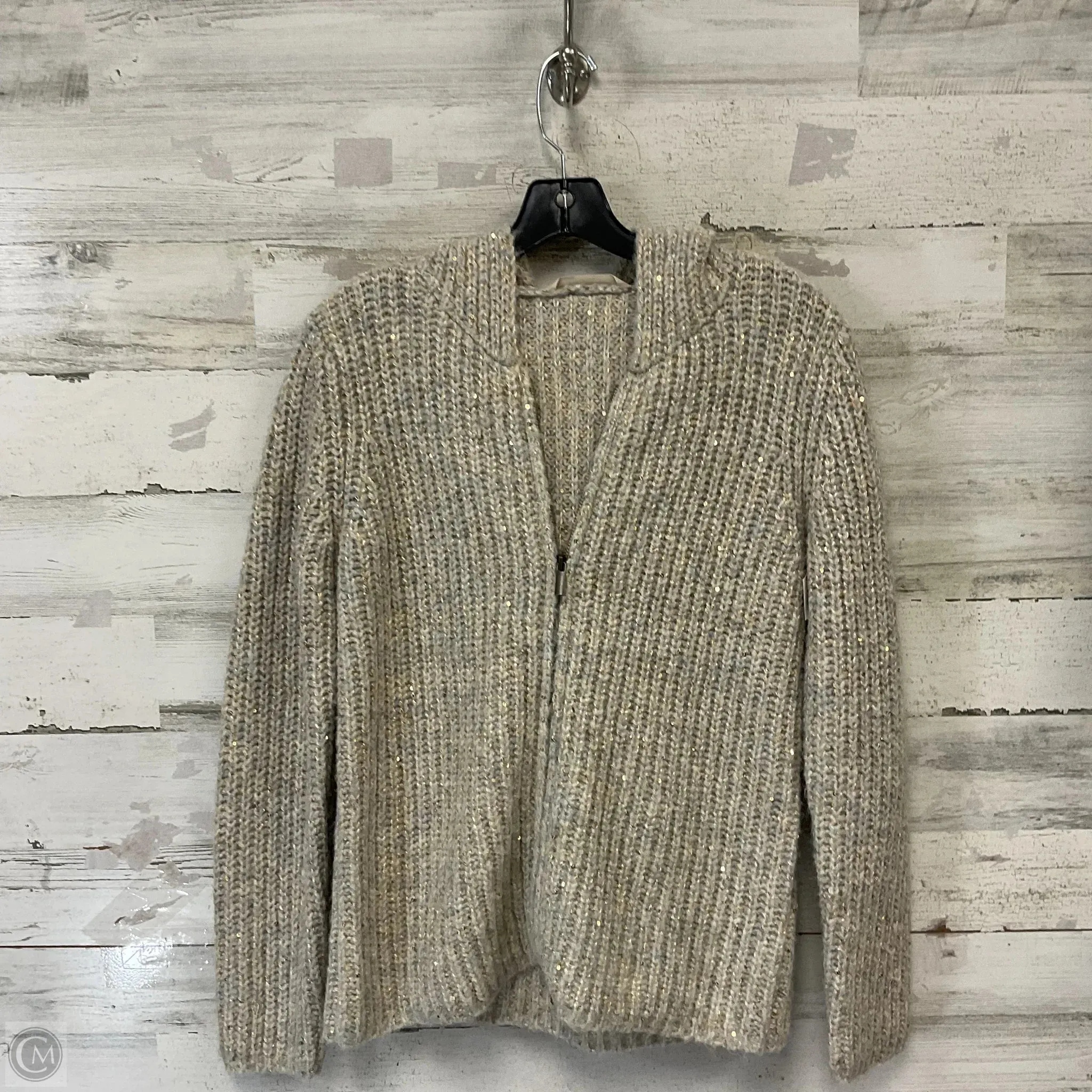 Sweater Cardigan By Soft Surroundings In Grey, Size: Xs