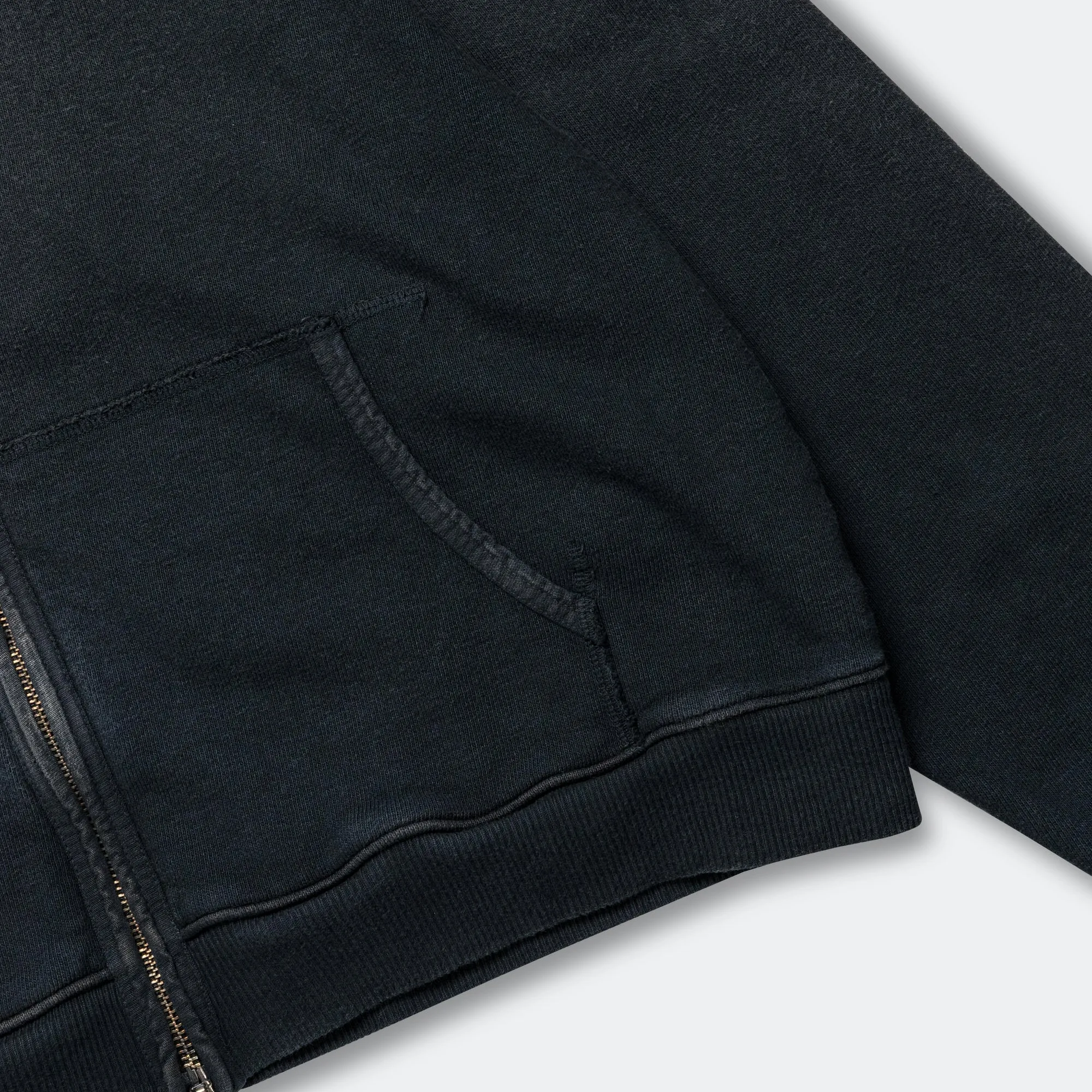 SWT Knit ZIP-UP GYM Parka - Black