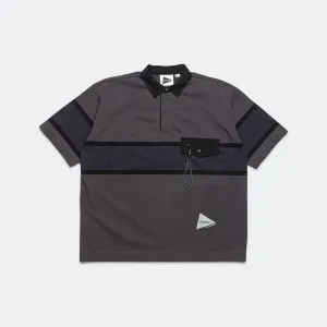 Tech Rugby Shirt x and wander - Black
