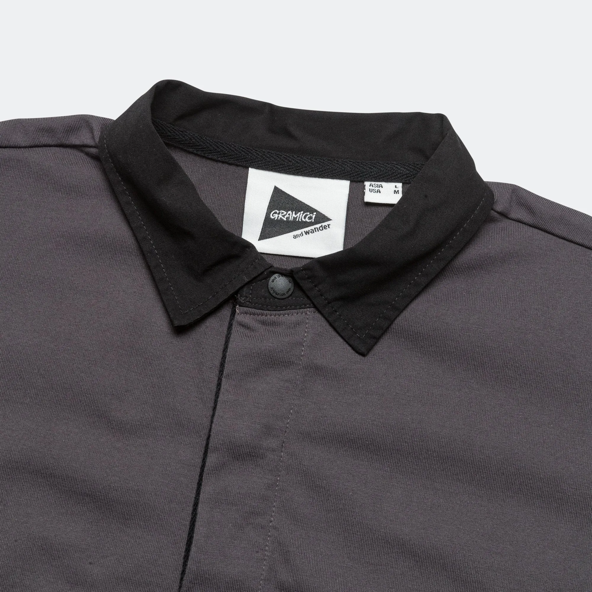 Tech Rugby Shirt x and wander - Black