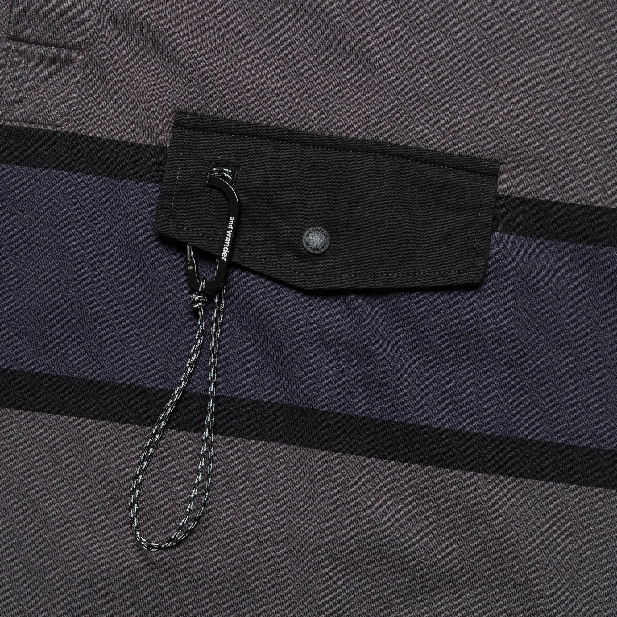 Tech Rugby Shirt x and wander - Black
