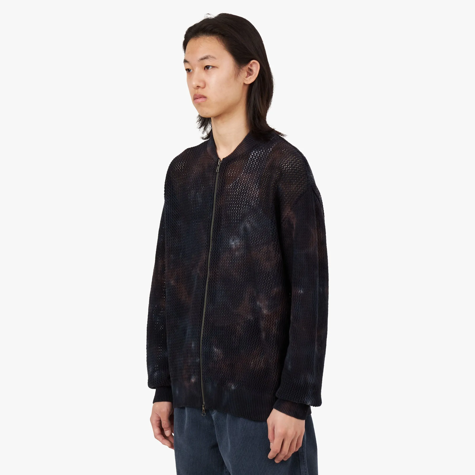 thisisneverthat Net Knit Jacket / Indigo