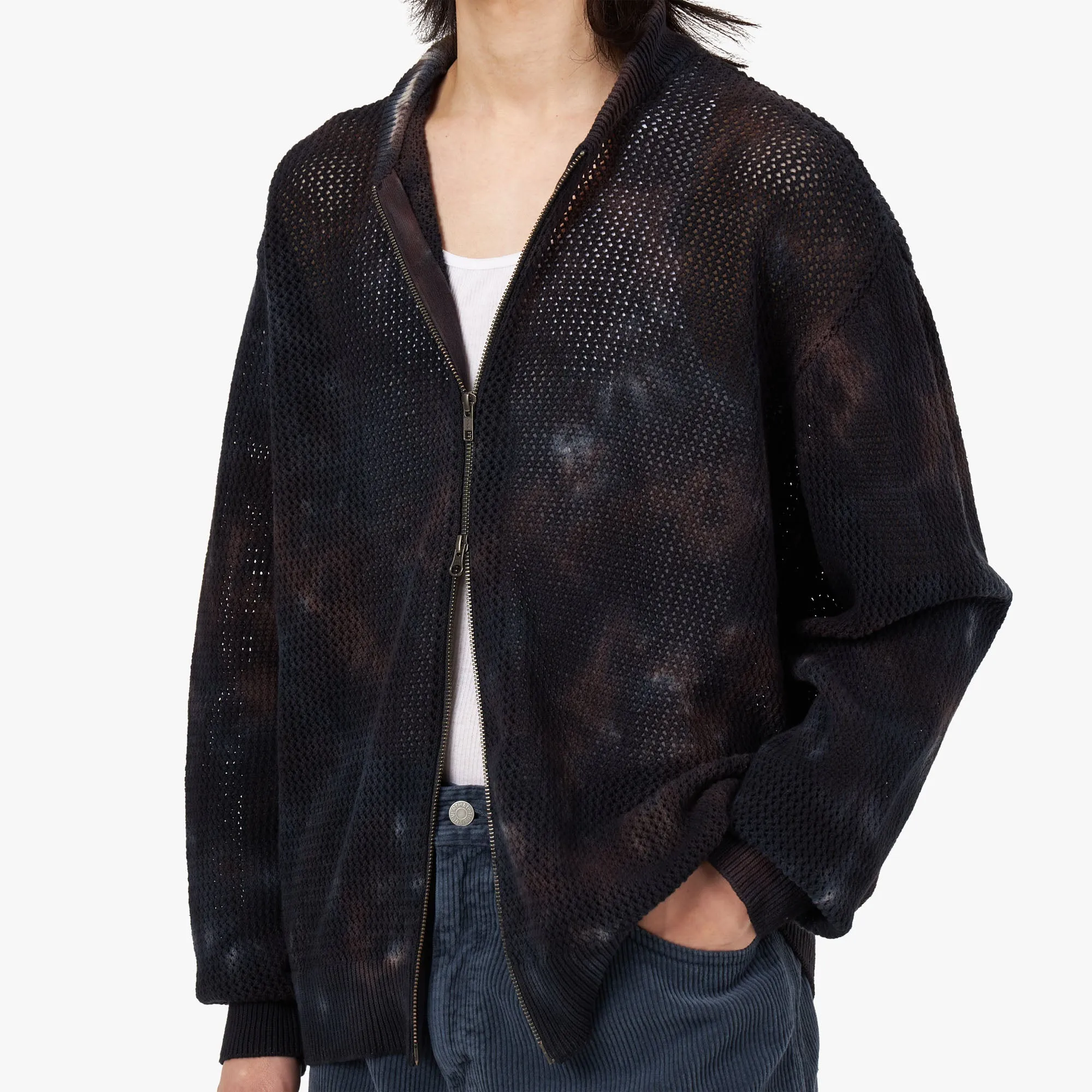 thisisneverthat Net Knit Jacket / Indigo
