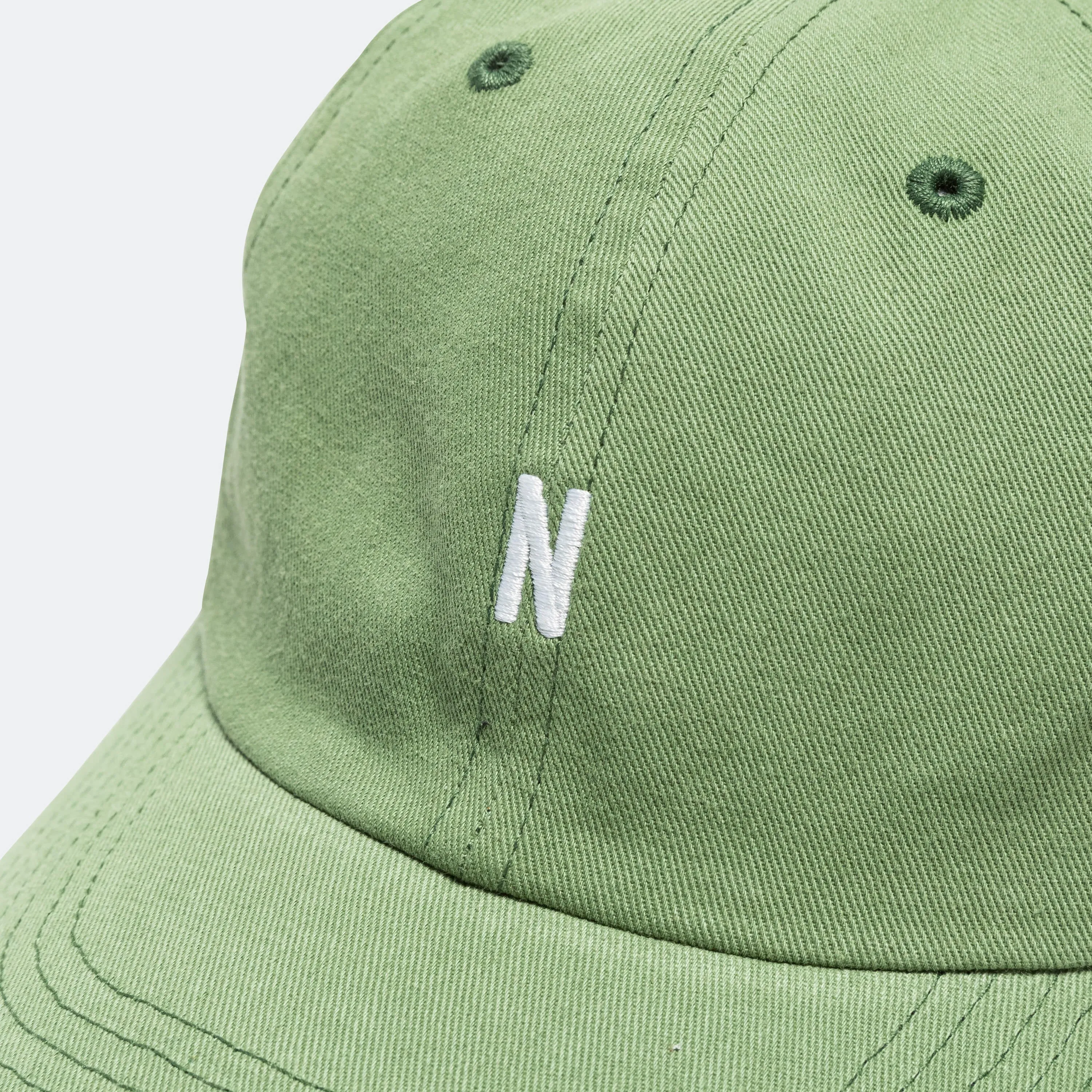Twill Sports Cap - Moss Green