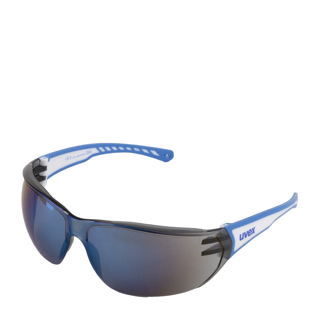 Uvex Sportstyle 204 Glasses White Blue