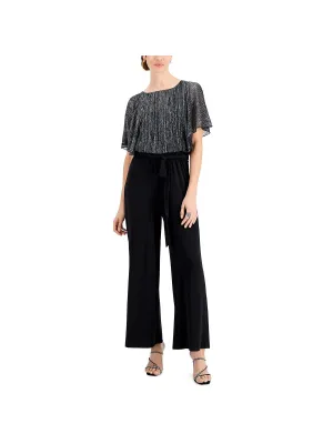 Womens Metallic Formal Jumpsuit